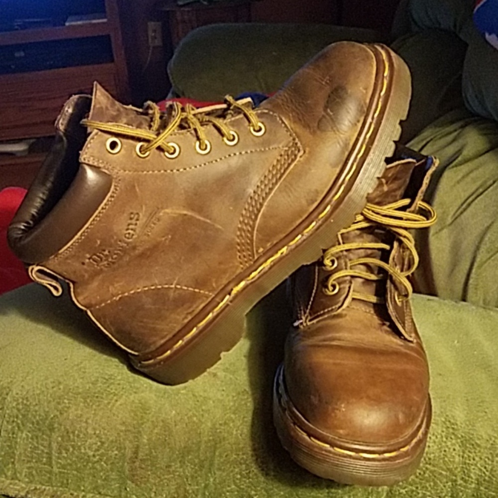 Dr Martens brown boots